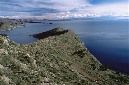 Paysage, Isla del Sol, Lago Titicaca (lac Titicaca), Bolivie, Amérique du Sud Photographie de stock - Rights-Managed, Code: 841-02719653