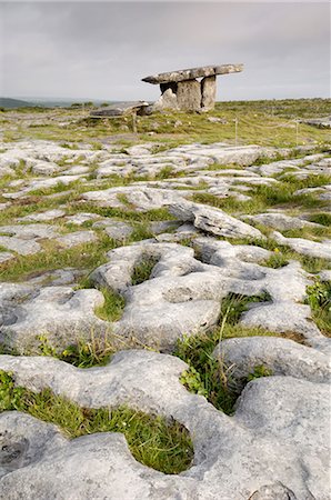 simsearch:832-02254534,k - Poulnabrone Dolmen Portal Megalithic Tomb, The Burren, County Clare, Munster, Republic of Ireland (Eire), Europe Foto de stock - Con derechos protegidos, Código: 841-02719751