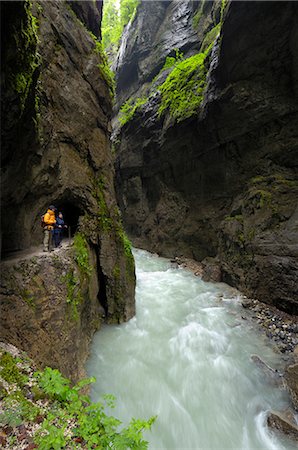 simsearch:841-02923827,k - Partnachklamm, Partnach Gorge, near Garmisch-Partenkirchen, Bavaria, Germany, Europe Fotografie stock - Rights-Managed, Codice: 841-02719798