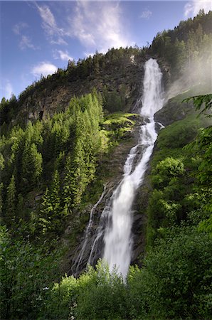 Stuibenfall, Tyrol's highest waterfall, Otztal valley, Tyrol, Austria, Europe Stock Photo - Rights-Managed, Code: 841-02719804