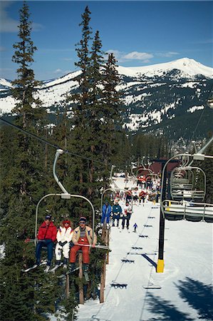 Ski lift sur Copper Mountain, Colorado, États-Unis d'Amérique, l'Amérique du Nord Photographie de stock - Rights-Managed, Code: 841-02710030