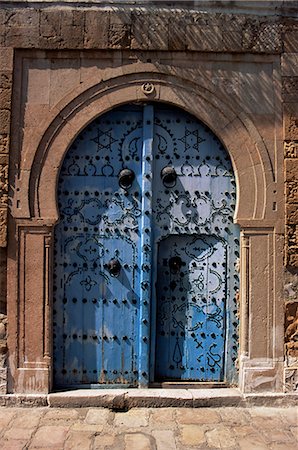 Doorway, Sidi Bou Said, Tunisia, North Africa, Africa Stock Photo - Rights-Managed, Code: 841-02710031