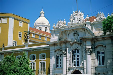 The Military Museum and the Pantheon of Santa Engracia in the city of Lisbon, Portugal, Europe Stock Photo - Rights-Managed, Code: 841-02710055