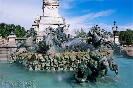 Monument aux Girondins, Bordeaux, Gironde, Aquitaine, France, Europe Fotografie stock - Rights-Managed, Codice: 841-02710116