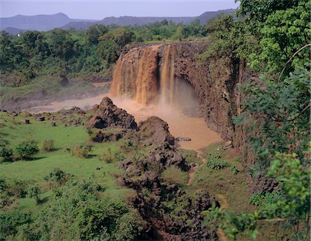 simsearch:841-03034234,k - Thomson Falls sur le Nil bleu, Ethiopie, Afrique Photographie de stock - Rights-Managed, Code: 841-02710186