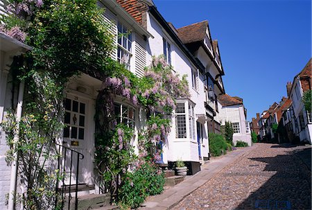 simsearch:841-06446036,k - Rue pavée à Rye, Sussex, Angleterre, Royaume-Uni, Europe Photographie de stock - Rights-Managed, Code: 841-02710347