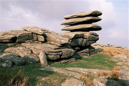 simsearch:841-02945007,k - Rough Tor Rocks, Bodmin Moor, near Camelford, Cornwall, England, United Kingdom, Europe Fotografie stock - Rights-Managed, Codice: 841-02710535