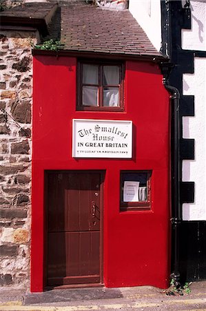 simsearch:841-06447967,k - La plus petite maison en Grande-Bretagne, Conwy, pays de Galles, Royaume-Uni, Europe Photographie de stock - Rights-Managed, Code: 841-02710545