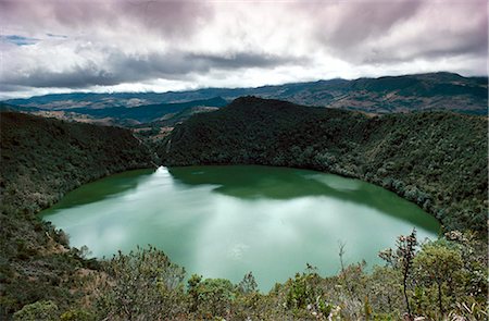 simsearch:841-03056785,k - Lac Guatavita, base de l'El Dorado légende, Colombie, Amérique du Sud Photographie de stock - Rights-Managed, Code: 841-02710755