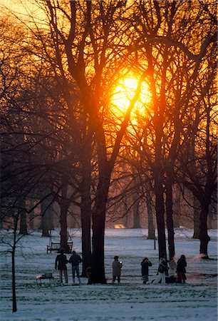 Hyde Park in winter, London, England, United Kingdom, Europe Stock Photo - Rights-Managed, Code: 841-02710807