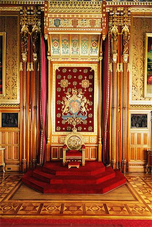 parliament of england interior - Throne in Queen's robing room, Houses of Parliament, Westminster, London, England, United Kingdom, Europe Stock Photo - Rights-Managed, Code: 841-02710946