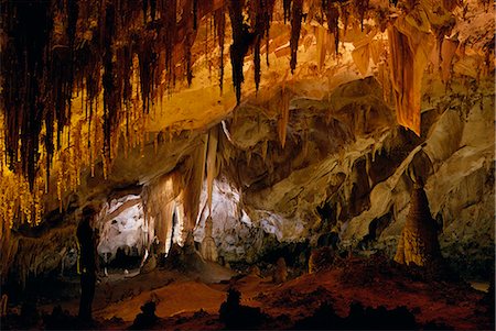 stalattite - Carlsbad Caverns, Carlsbad Caverns National Park, UNESCO World Heritage Site, New Mexico, United States of America, North America Fotografie stock - Rights-Managed, Codice: 841-02710992