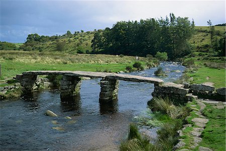 devonshire england - Traditional clapper bridge at Postbridge, Dartmoor, Devon, England, United Kingdom, Europe Stock Photo - Rights-Managed, Code: 841-02711003