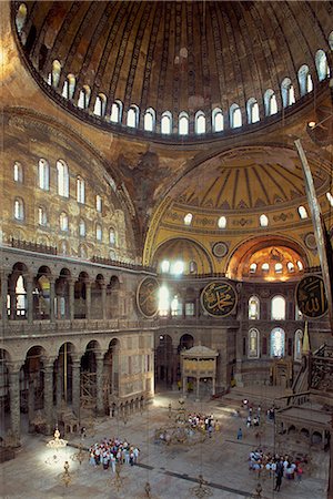 simsearch:841-02921090,k - Interior of the Santa Sofia Mosque, originally a Byzantine church, UNESCO World Heritage Site, Istanbul, Turkey, Europe Foto de stock - Con derechos protegidos, Código: 841-02711036
