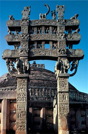 simsearch:841-02900863,k - North gateway, Sanchi, UNESCO World Heritage Site, near Bhopal, Madhya Pradesh state, India, Asia Foto de stock - Con derechos protegidos, Código: 841-02711076