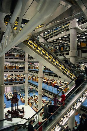 Lloyd's Building, designed by Richard Rogers, City of London, London, England, United Kingdom, Europe Foto de stock - Con derechos protegidos, Código: 841-02711082