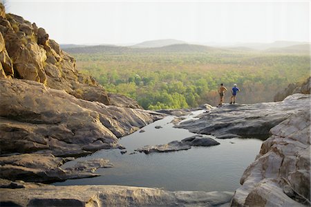 parque nacional de kakadu - Gunlom Falls, Kakadu National Park, UNESCO World Heritage Site, Australia, Pacific Foto de stock - Direito Controlado, Número: 841-02711095