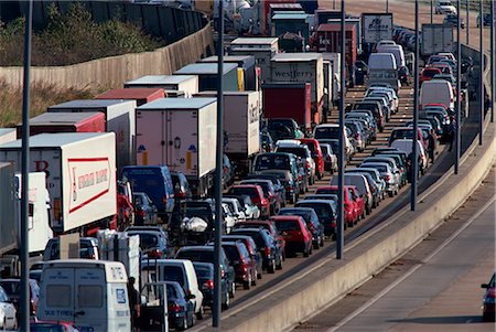 Traffic jam, Royaume-Uni, Europe Photographie de stock - Rights-Managed, Code: 841-02711331