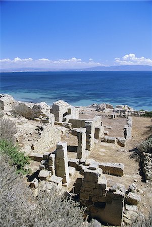 simsearch:841-02901482,k - Roman ruins, Tharros, near Oristano, Sardinia, Italy, Europe Foto de stock - Con derechos protegidos, Código: 841-02711355