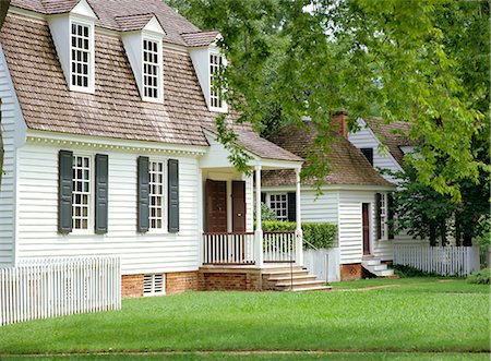 House in Nicholson Street, dating from colonial times, Williamsburg, Virginia, United States of America, North America Stock Photo - Rights-Managed, Code: 841-02711801