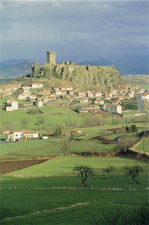 french country home exterior pictures - Le Puy, Puy de Dome, Auvergne, France, Europe Stock Photo - Rights-Managed, Code: 841-02711834