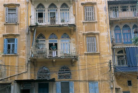 Bombed buildings and rebuilding, Beirut, Lebanon, Middle East Foto de stock - Con derechos protegidos, Código: 841-02712043