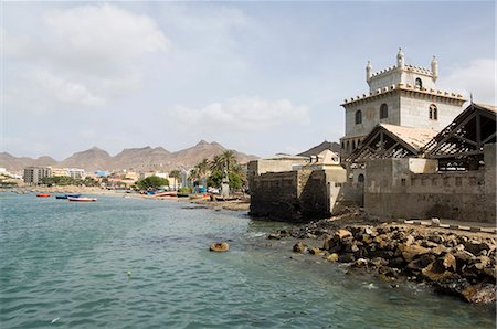 At the fish market, Mindelo, Sao Vicente, Cape Verde Islands, Atlantic Ocean, Africa Foto de stock - Con derechos protegidos, Código: 841-02712628