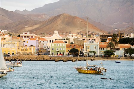 Harbour of Mindelo, Sao Vicente, Cape Verde Islands, Atlantic Ocean, Africa Stock Photo - Rights-Managed, Code: 841-02712631