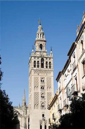 La Giralda, Santa Cruz district, Seville, Andalusia, Spain, Europe Stock Photo - Rights-Managed, Code: 841-02712664