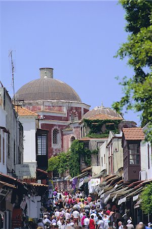 simsearch:841-02722883,k - Busy street, Old Town, Rhodes, Dodecanese Islands, Greece, Europe Stock Photo - Rights-Managed, Code: 841-02712799