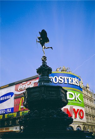 simsearch:841-02915033,k - Statue de Eros, Piccadilly Circus, Londres, Angleterre, RU Photographie de stock - Rights-Managed, Code: 841-02712810
