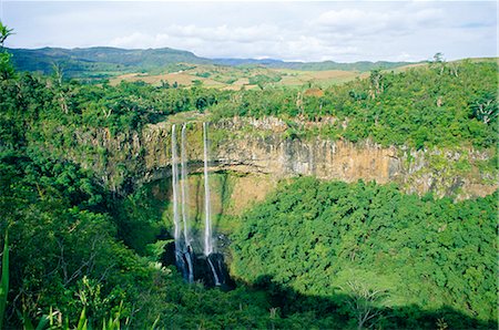 Chamarel Waterfall, Mauritius Stock Photo - Rights-Managed, Code: 841-02712959