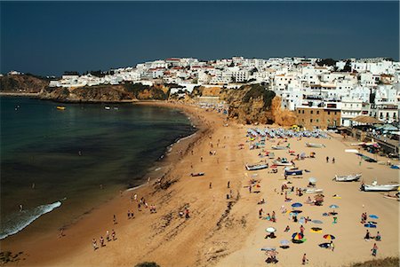 portugal tourist places - The beach at Albufeira, Algarve, Portugal Stock Photo - Rights-Managed, Code: 841-02712984