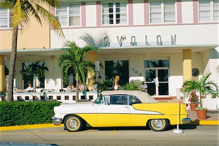 L'Avalon Hotel, un hôtel Art déco sur Ocean Drive, South Beach, Miami Beach, Floride, États-Unis d'Amérique Photographie de stock - Rights-Managed, Code: 841-02712991