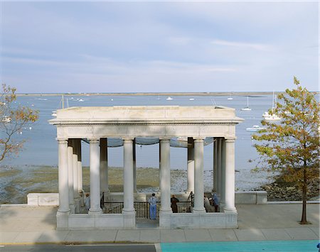 simsearch:841-02711117,k - Plymouth Rock, where the Mayflower Pilgrims landed, Plymouth, Massachusetts, New England, United States of America (USA), North America Stock Photo - Rights-Managed, Code: 841-02713020