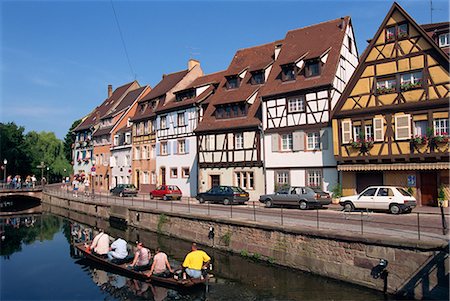 Quai de la Poissonnerie, Colmar, Alsace, France, Europe Photographie de stock - Rights-Managed, Code: 841-02713240