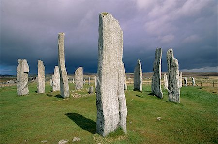 Callanish Standing Stones, Isle of Lewis, Outer Hebrides, Western Isles, Scotland, United Kingdom, Europe Stock Photo - Rights-Managed, Code: 841-02713322