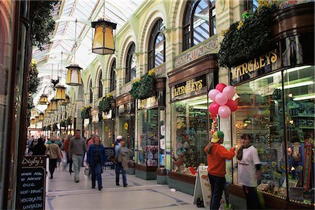 european shopping arcade - Shoppers in the Royal Arcade, Norwich, Norfolk, England, United Kingdom, Europe Stock Photo - Rights-Managed, Code: 841-02713331