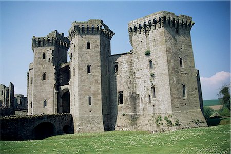 simsearch:841-02710903,k - Raglan Castle, Monmouthshire, pays de Galles, Royaume-Uni, Europe Photographie de stock - Rights-Managed, Code: 841-02713377