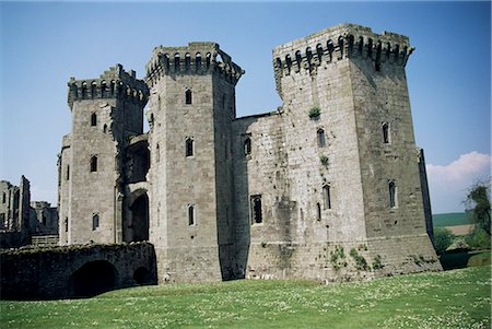 simsearch:841-02706746,k - Raglan Castle, Monmouthshire, Wales, United Kingdom, Europe Foto de stock - Con derechos protegidos, Código: 841-02713377