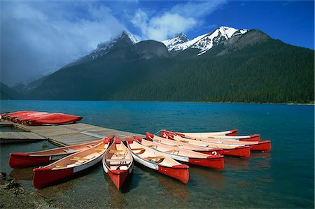 Lake Louise, Banff National Park, UNESCO World Heritage Site, Alberta, Canada, North America Foto de stock - Con derechos protegidos, Código: 841-02713625