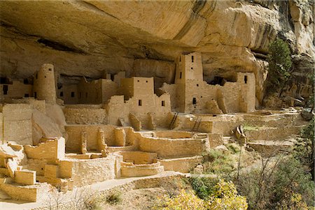 Cliff Palace, Mesa Verde National Park, UNESCO World Heritage Site, Colorado, United States of America, North America Stock Photo - Rights-Managed, Code: 841-02713638