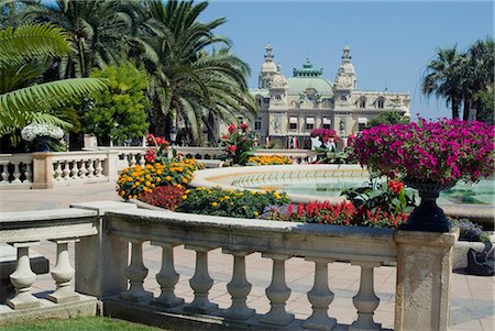 simsearch:841-03031412,k - Casino and gardens, Monte Carlo, Monaco, Europe Foto de stock - Con derechos protegidos, Código: 841-02713669