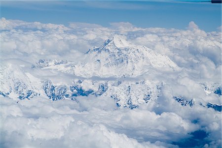 snow border - Mount Everest, Himalayas, border Nepal and Tibet, China, Asia Stock Photo - Rights-Managed, Code: 841-02713720