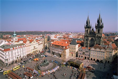 simsearch:841-03031387,k - Place de la vieille ville et Cathédrale Notre-Dame avant Tyn, Prague, UNESCO World Heritage Site, République tchèque, Europe Photographie de stock - Rights-Managed, Code: 841-02713809