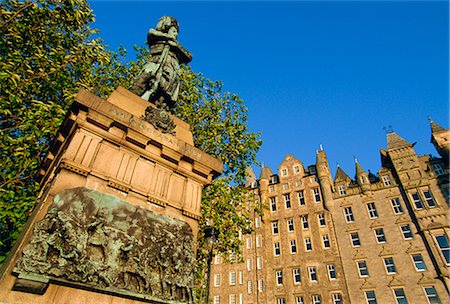 simsearch:841-02713877,k - Black Watch Memorial, Edinburgh, Scotland Foto de stock - Direito Controlado, Número: 841-02713862