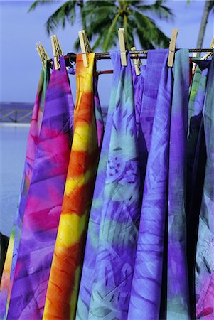 selling - Cloth for sale, Tahiti, Society Islands, French Polynesia, South Pacific Islands, Pacific Stock Photo - Rights-Managed, Code: 841-02713977
