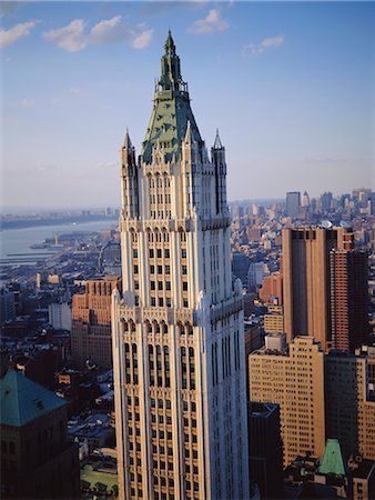 simsearch:841-03454287,k - Le Woolworth Building, Manhattan, New York, États-Unis d'Amérique Photographie de stock - Rights-Managed, Code: 841-02713987