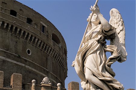 simsearch:841-02916012,k - Castello San'Angelo (Castel S. Angelo), Rome, Lazio, Italy, Europe Foto de stock - Con derechos protegidos, Código: 841-02720082