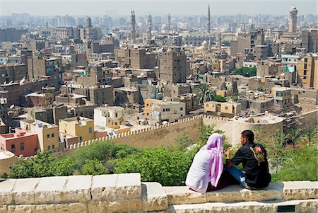 egyptian architecture - Al Azhar area, Islamic Cairo, Cairo, Egypt, North Africa, Africa Stock Photo - Rights-Managed, Code: 841-02720246